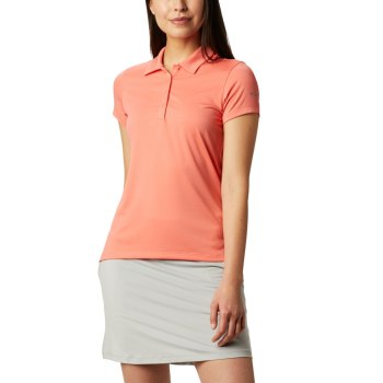 Columbia Birdie Golf, Polo Coral Para Mujer | 458369-PEX